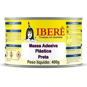 MASSA PLASTICA IBERE PRETA 400GR