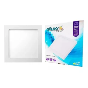 PAINEL LUMINARIA LED EMBUTIR QUADRADO 24W 6500K