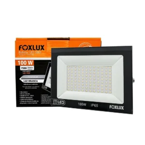 REFLETOR LED FOXLUX 100W 6500K IP65 BIV