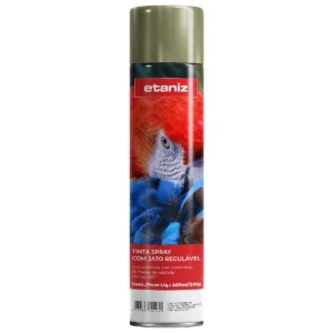 TINTA SPRAY ETANIZ MET PRATA 400ML