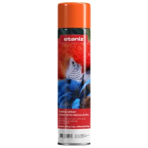 TINTA SPRAY ETANIZ LUMINOSA LARANJA 400ML