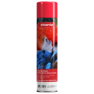 TINTA SPRAY ETANIZ LUMINOSA VERMELHO 400ML