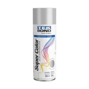 TINTA SPRAY TEKBOND ALTA TEMPERATURA ALUMINIO 350ML/250G