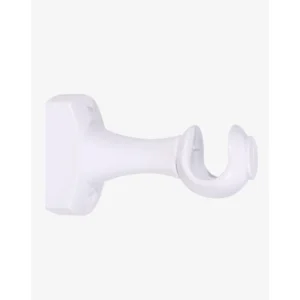 SUPORTE P/ VARAO CORTINA 19 SIMPLES BRANCO C/2 COMPLETO