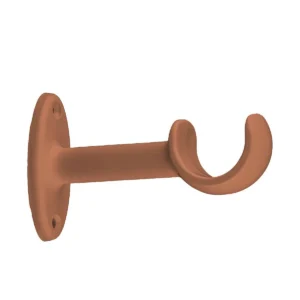 SUPORTE P/ VARAO CORTINA 28 SIMPLES IMBUIA C/2 COMPLETO