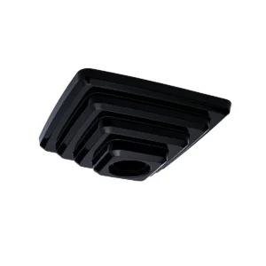 PLAFON PIRAMIDE QUADRADO PRETO