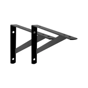 SUPORTE PRATELEIRA PRETO 15CM