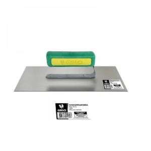 DESEMPENADEIRA GALO ACO LISA INOX 12X29 CB ABERTO CANTO ARREDONDADO