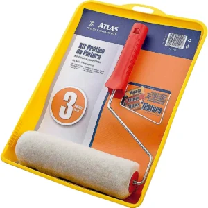 KIT PINTURA  ATLAS 3 PCS(BJ+GARFO+ROLO 23CM)1001