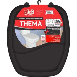 ASSENTO SANIT.HERC ALMOF.QUADRADO THEMA PRETO 2398
