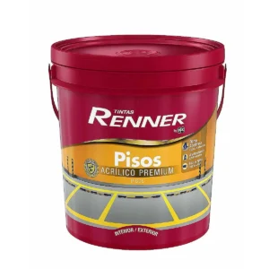 RENNER TINTA PISO FOSCO VERMELHO SEGURANCA 18L