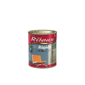 RENNER ESMALTE BASE AGUA ULTRARAPIDO ACETINADO BRANCO 900ML