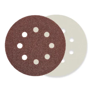DISCO LIXA DISFLEX PLUMA 125 X 120 C/8FUROS C/10PCS C/VELCRO