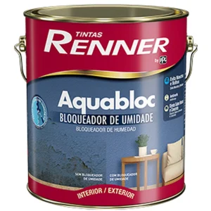 RENNER AQUABLOC BLOQUEADOR DE UMIDADE FOSCO BRANCO 3,6L