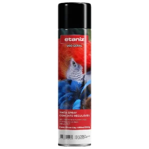 TINTA SPRAY ETANIZ UG PRETO BRILHANTE 400ML