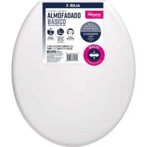 ASSENTO SANIT.PRIMAFER ALMOFADADO OVAL BRANCO BASICO