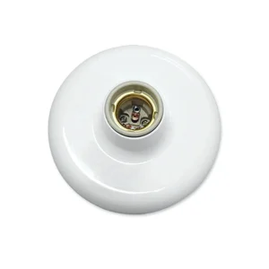 PLAFON DECORATIVO ILUMI BRANCO SOQ.PORCELANA 180931