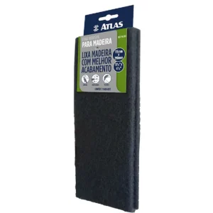 FIBRA ABRASIVA ATLAS MADEIRA 115X290MM C/2 UNID