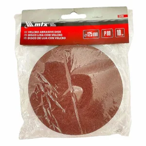 DISCO LIXA MTX 125MM 150 C/10PCS S/FURO C/VELCRO