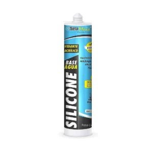 SILICONE SELAMAIS 320G BRANCO BASE AGUA
